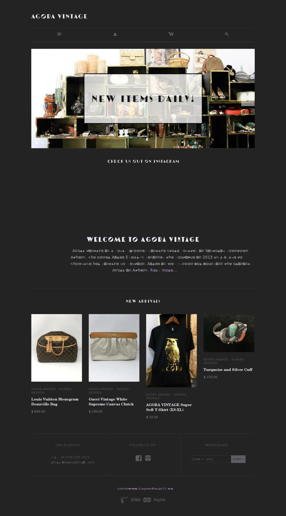iheartagora.com — Shopify storefront screenshot
