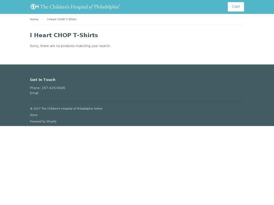 iheartchop.com shopify website screenshot