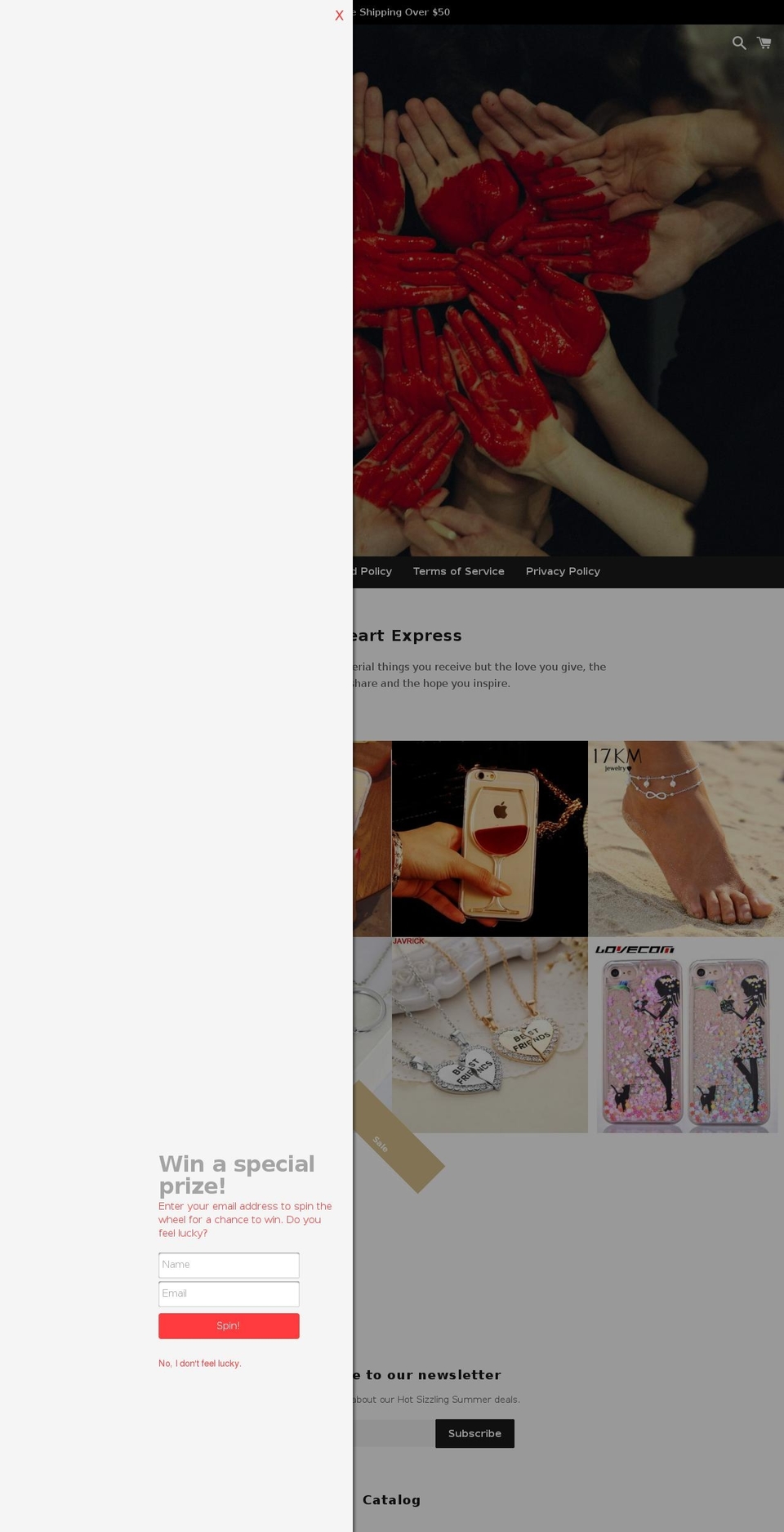 iheartexpress.com — Shopify storefront screenshot