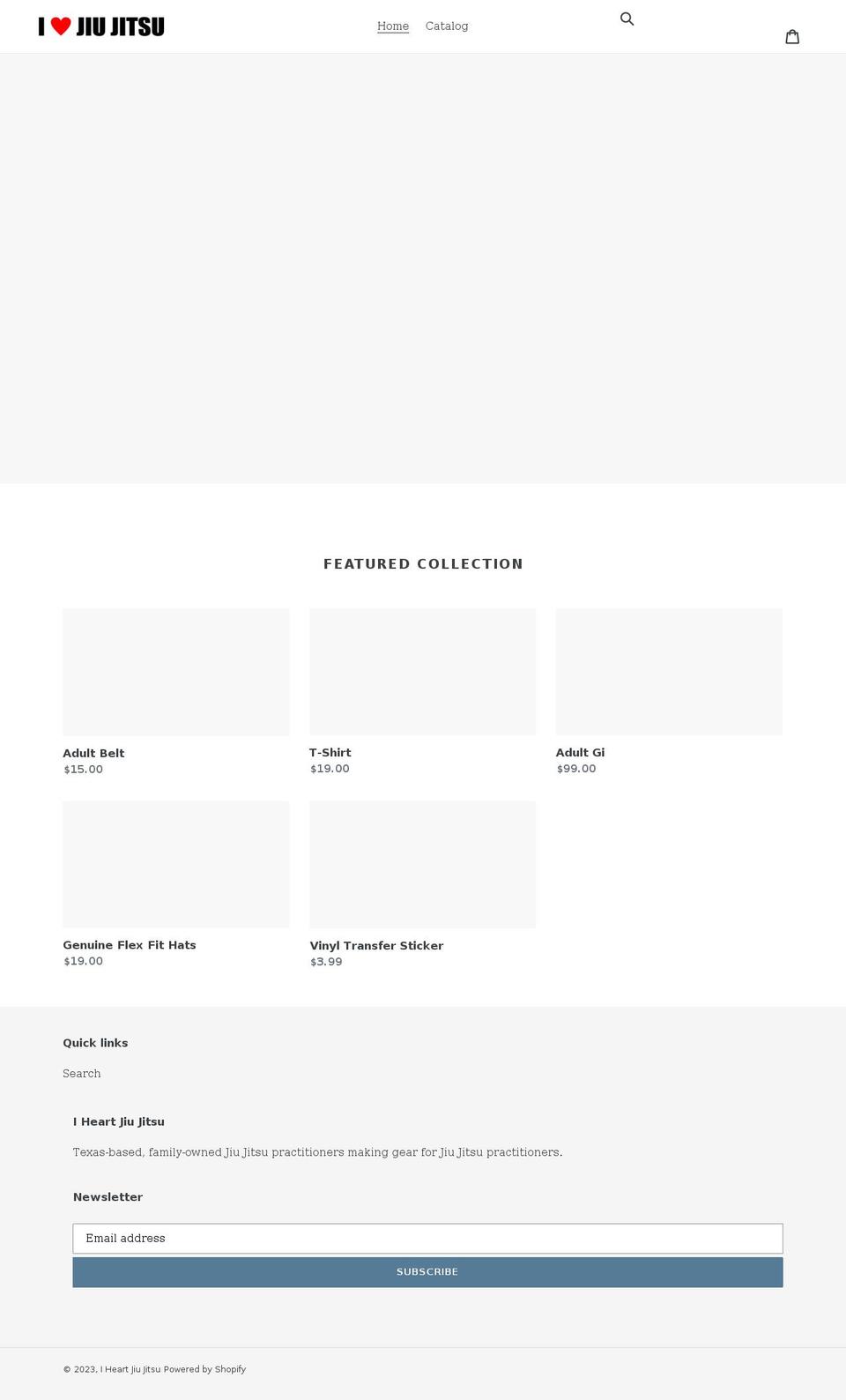 iheartjiujitsu.com shopify website screenshot