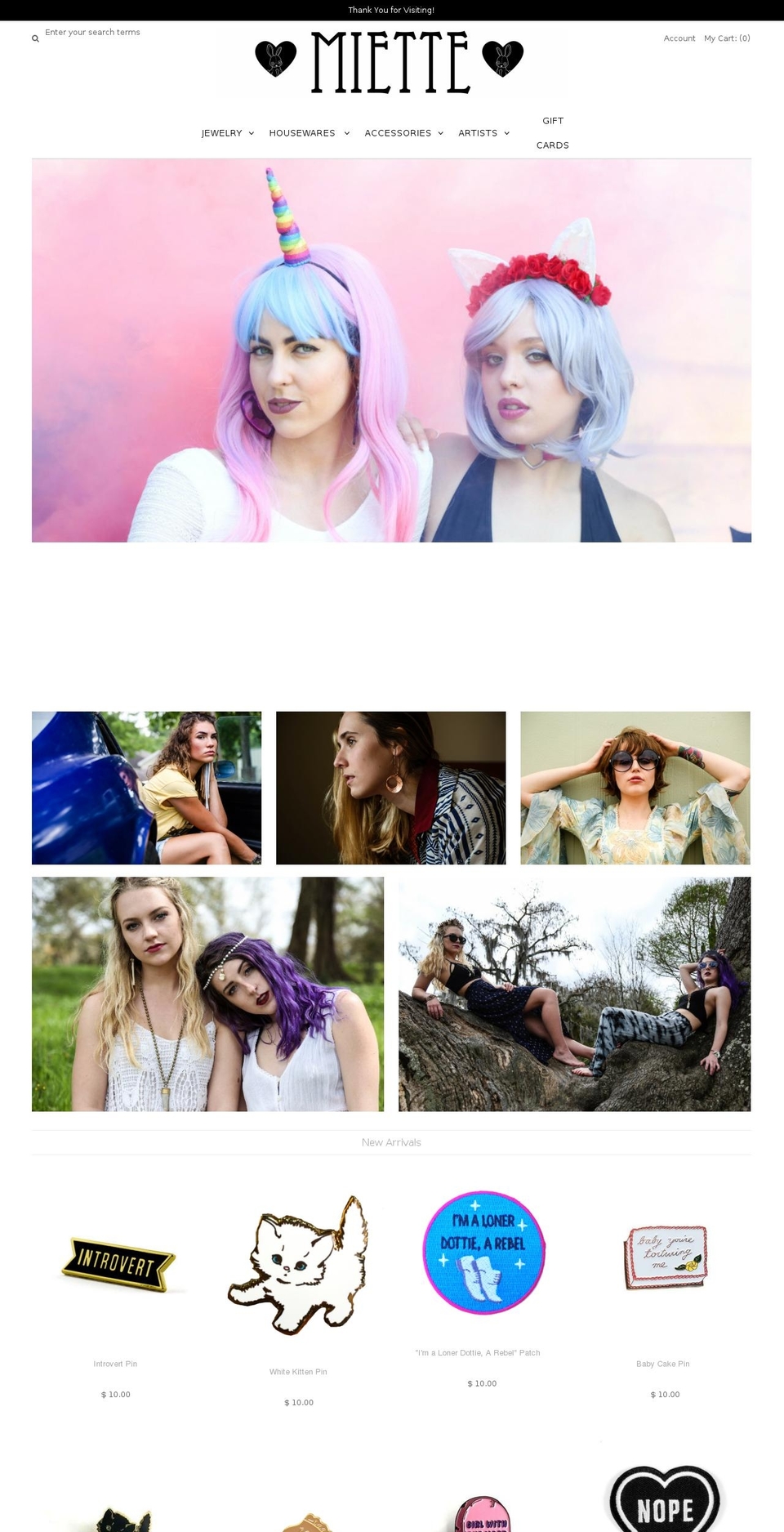 iheartmiette.com shopify website screenshot