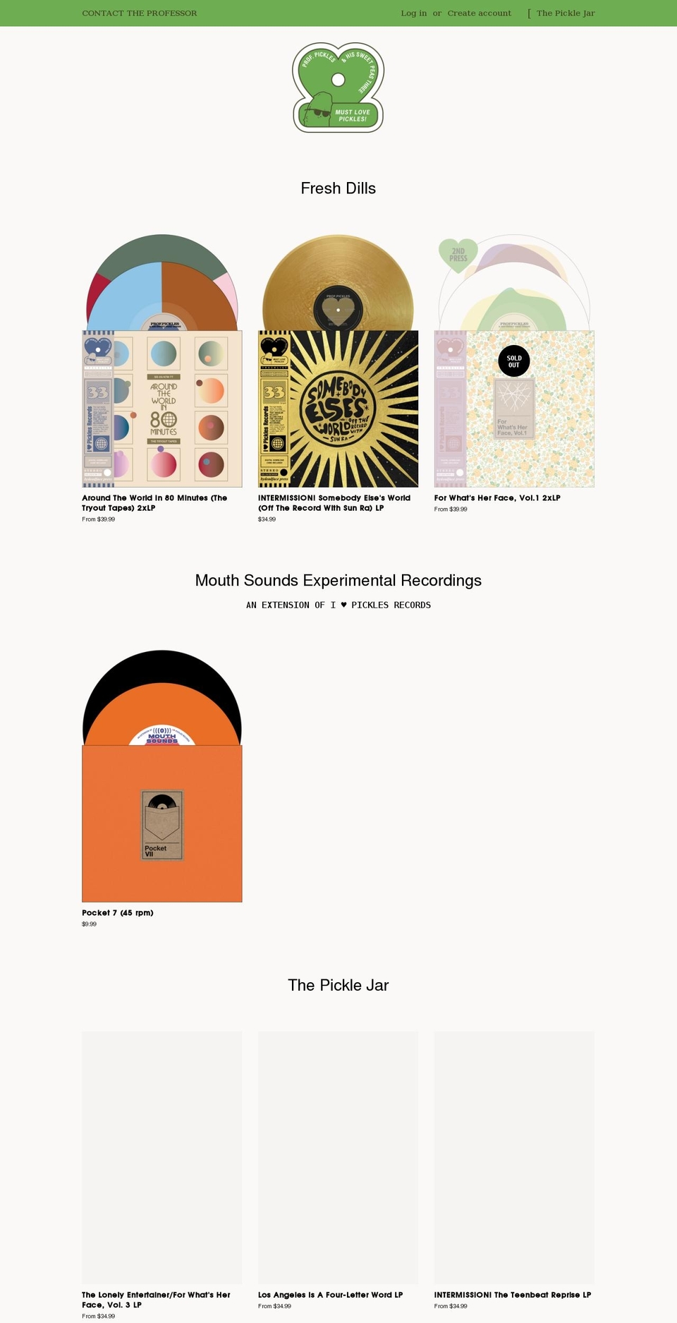 iheartpickles.net shopify website screenshot