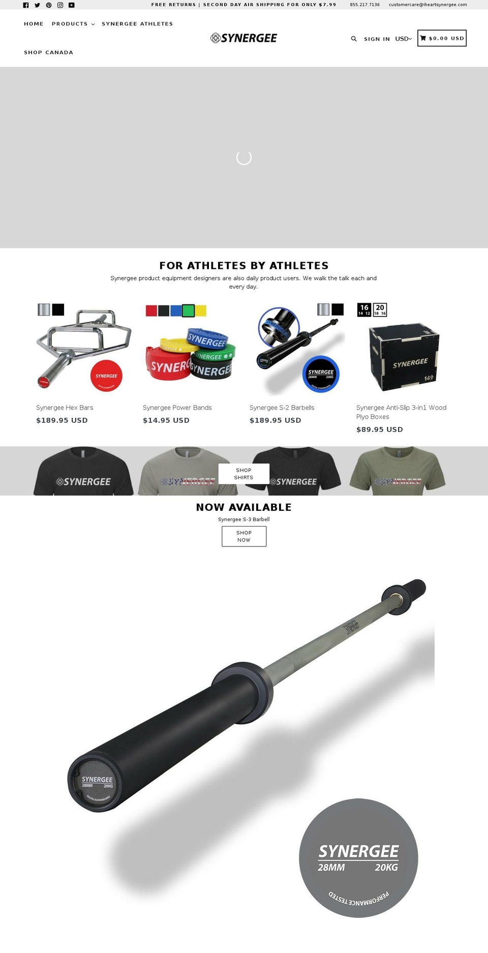 iheartsynergy.ca shopify website screenshot