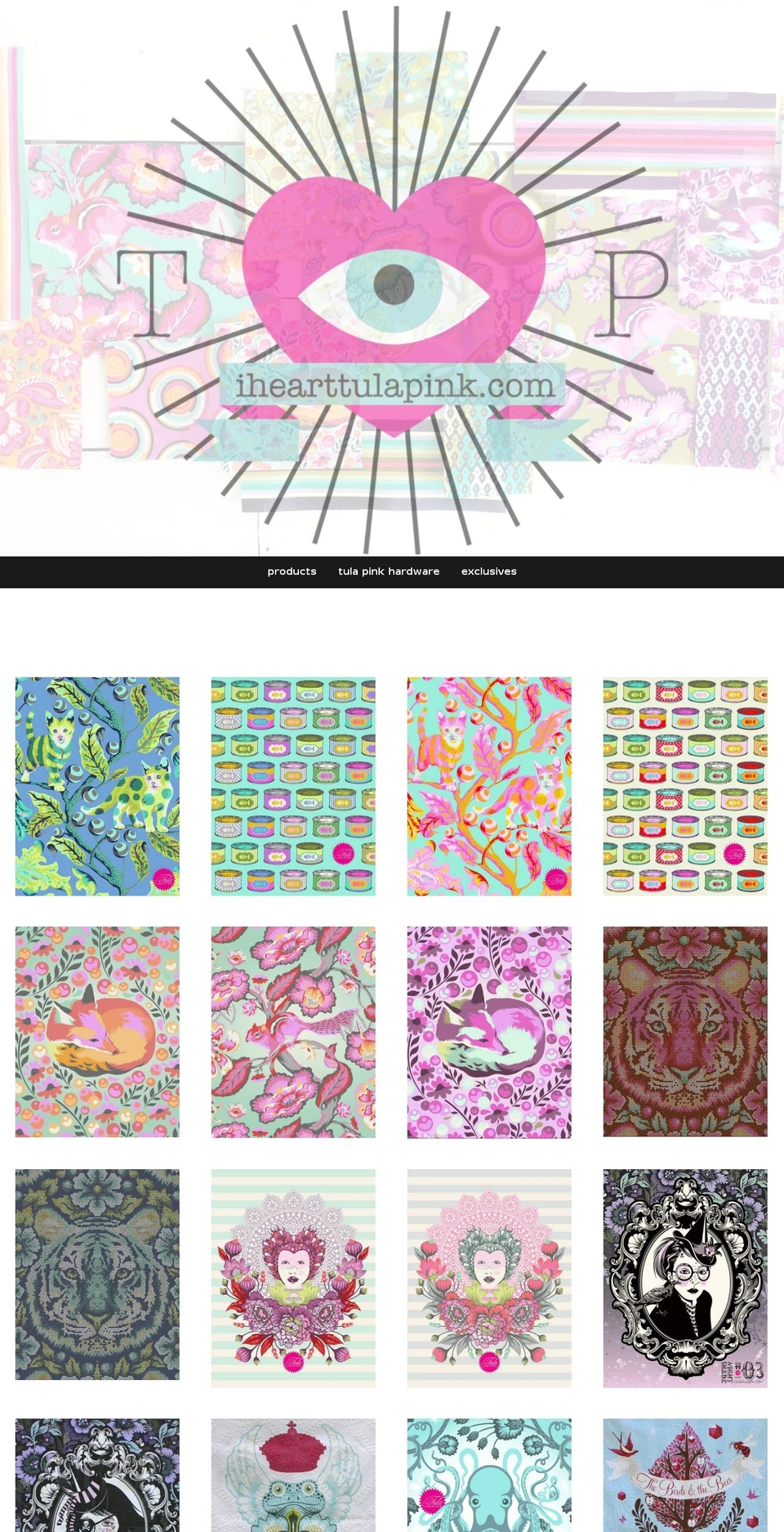 ihearttulapink.com shopify website screenshot
