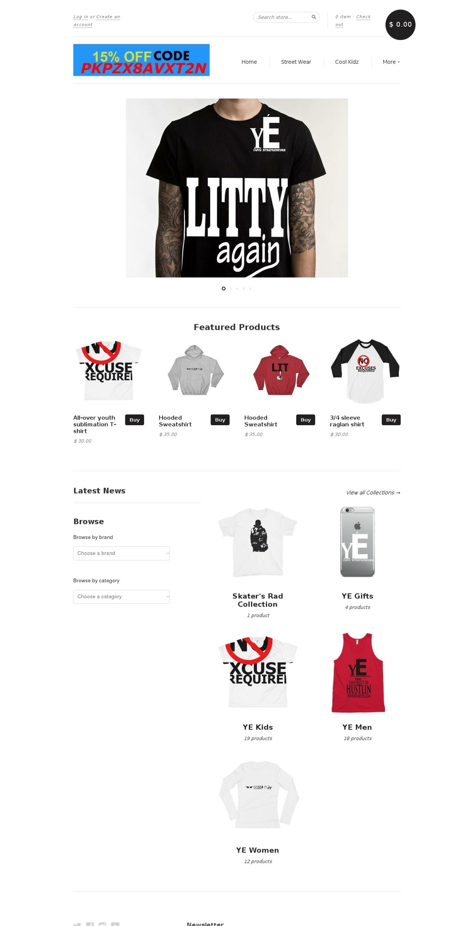 iheartye.com — Shopify storefront screenshot