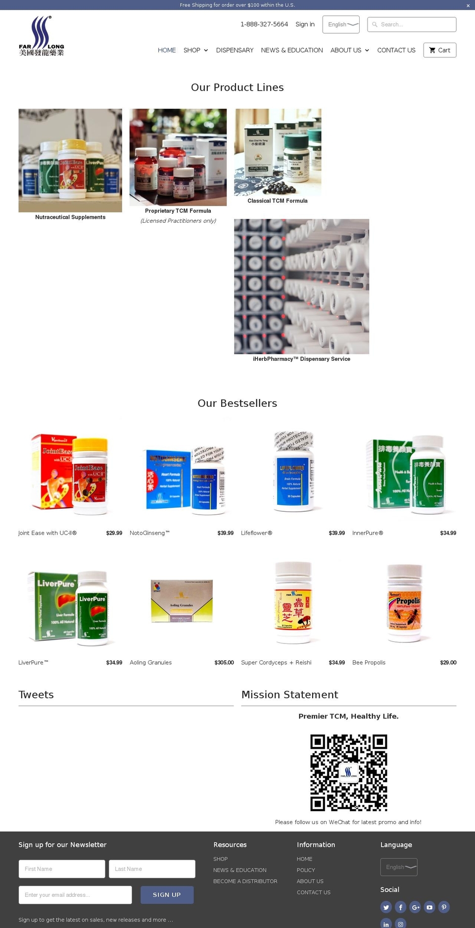 iherbpharmacy.com shopify website screenshot