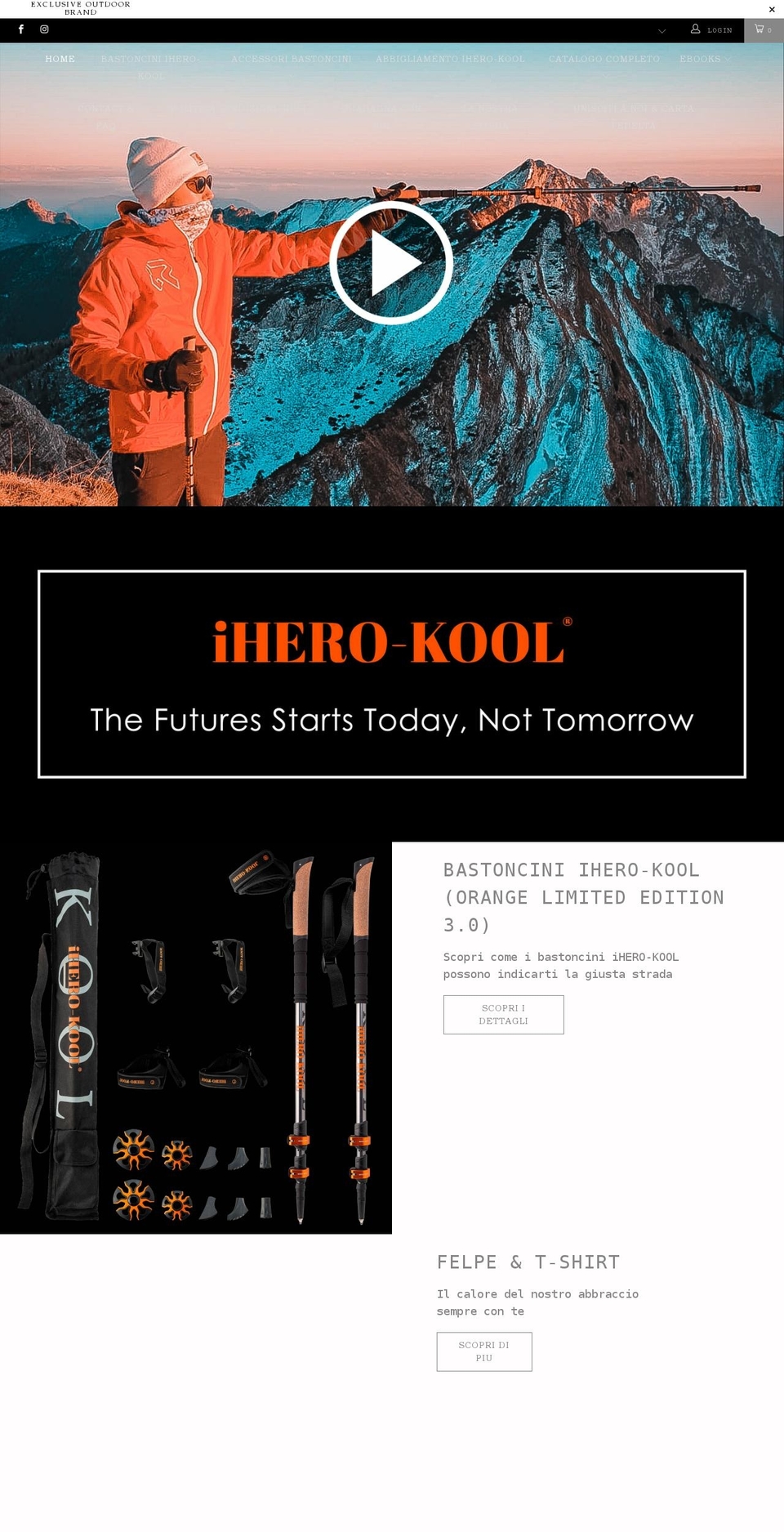 ihero-kool.com shopify website screenshot