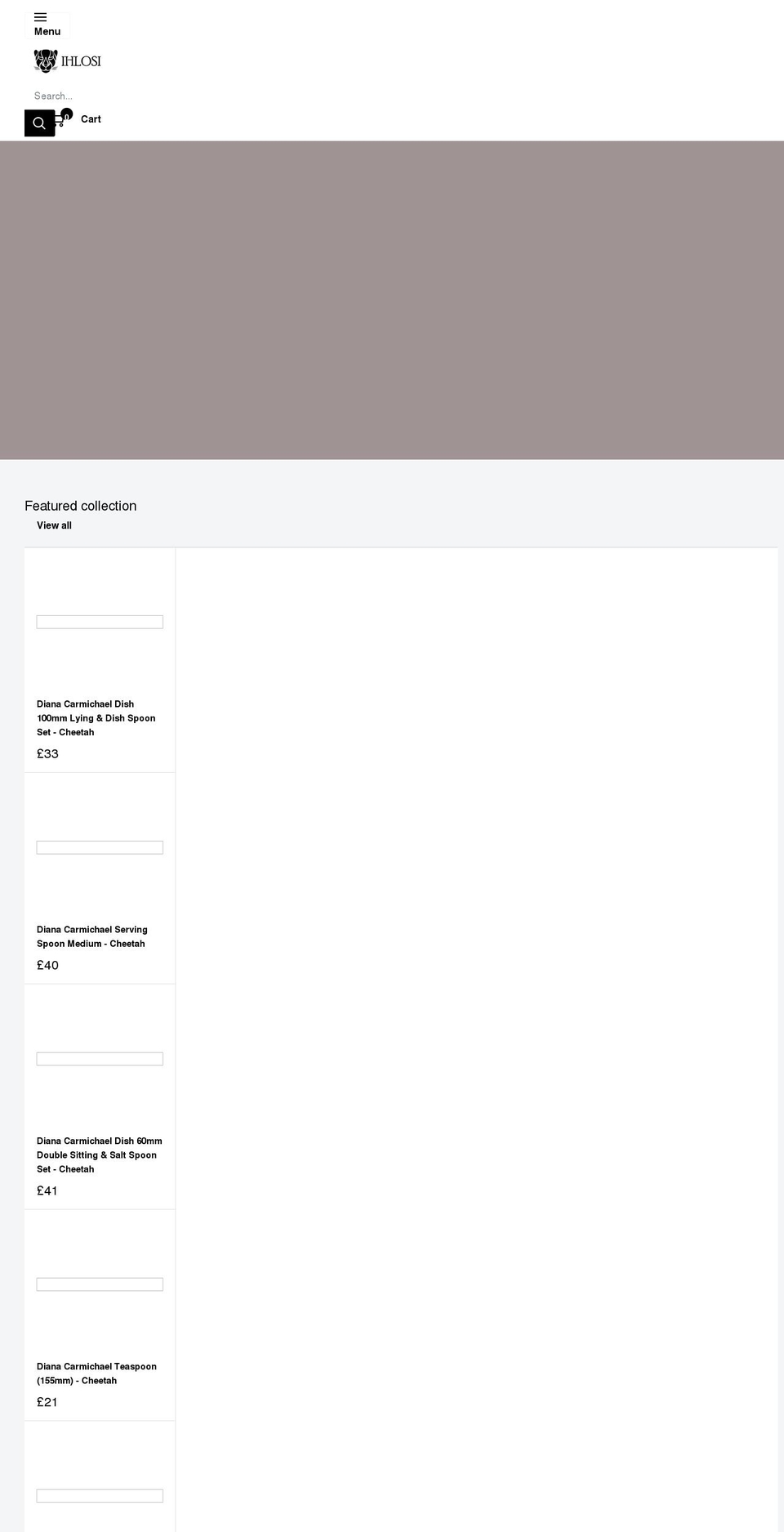 ihlosi.com shopify website screenshot