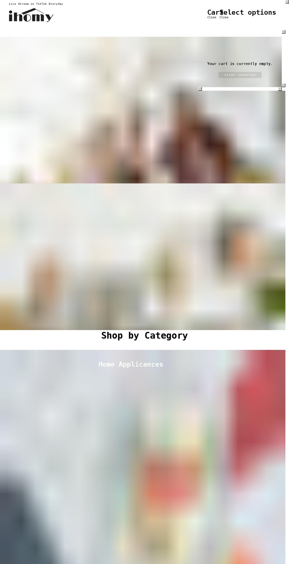 ihomy.com shopify website screenshot