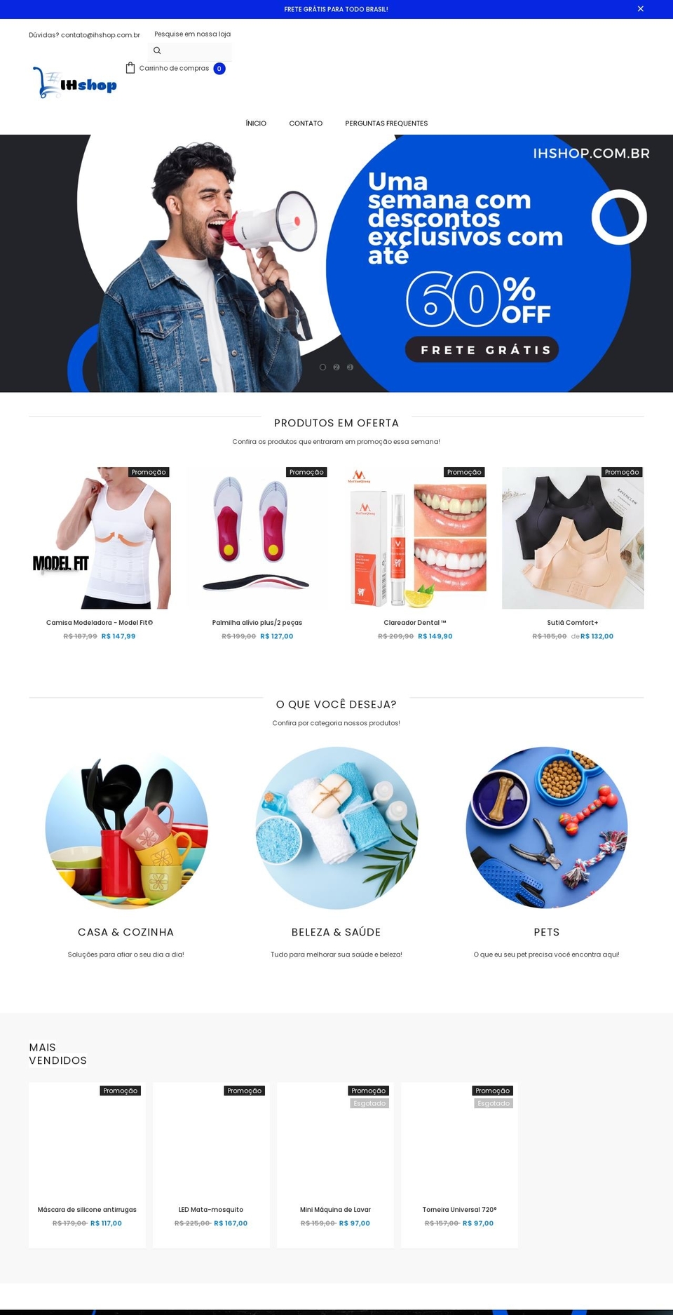 ihshop.com.br shopify website screenshot