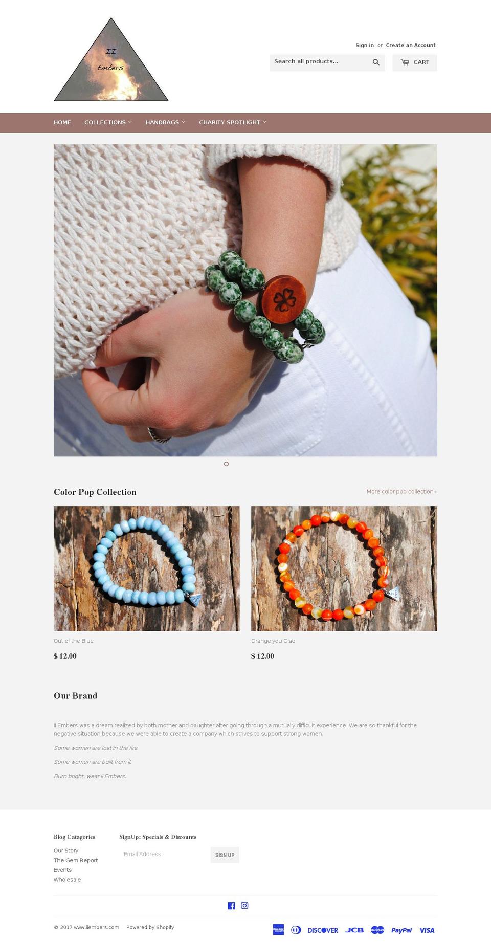 iiembers.com shopify website screenshot