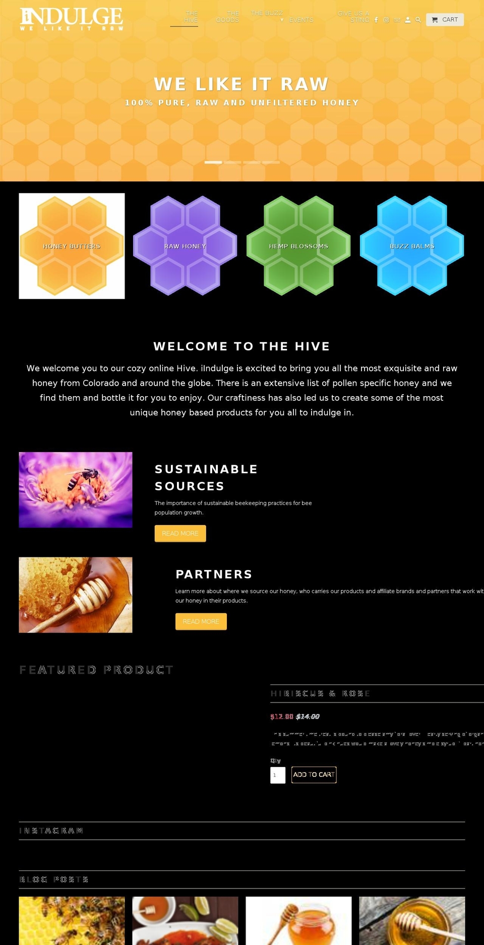 iihoney.com — Shopify storefront screenshot