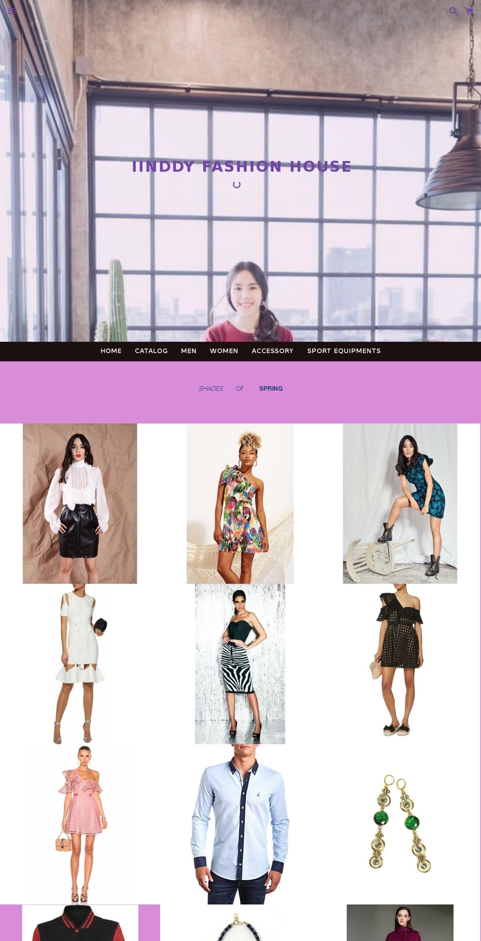 iinddylady.com — Shopify storefront screenshot
