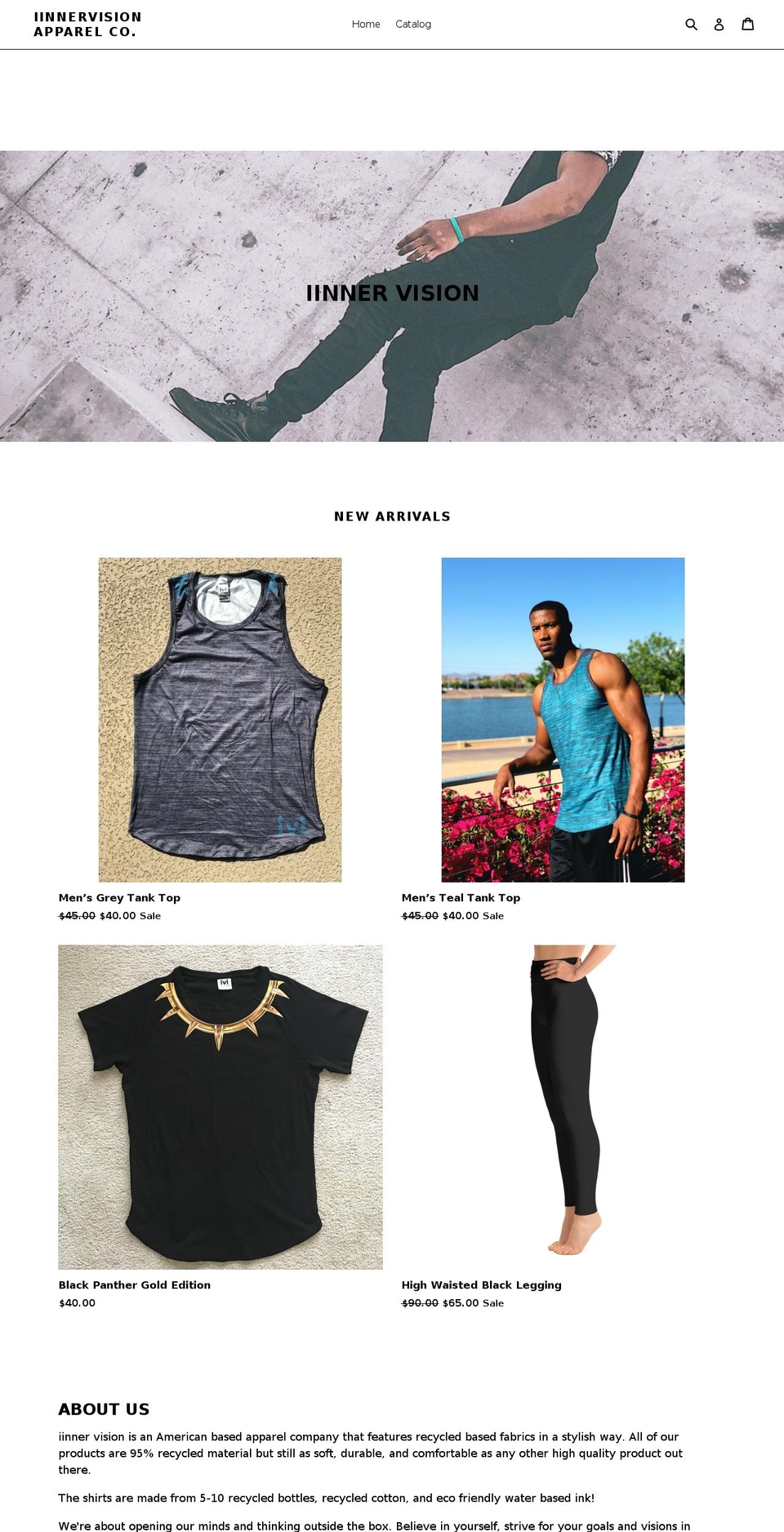 iinnervision.com — Shopify storefront screenshot