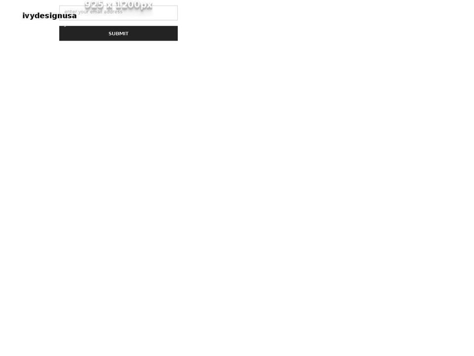 iivydesign.com shopify website screenshot
