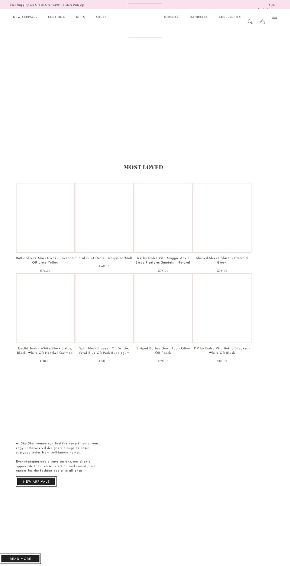 ijennysmith.com shopify website screenshot