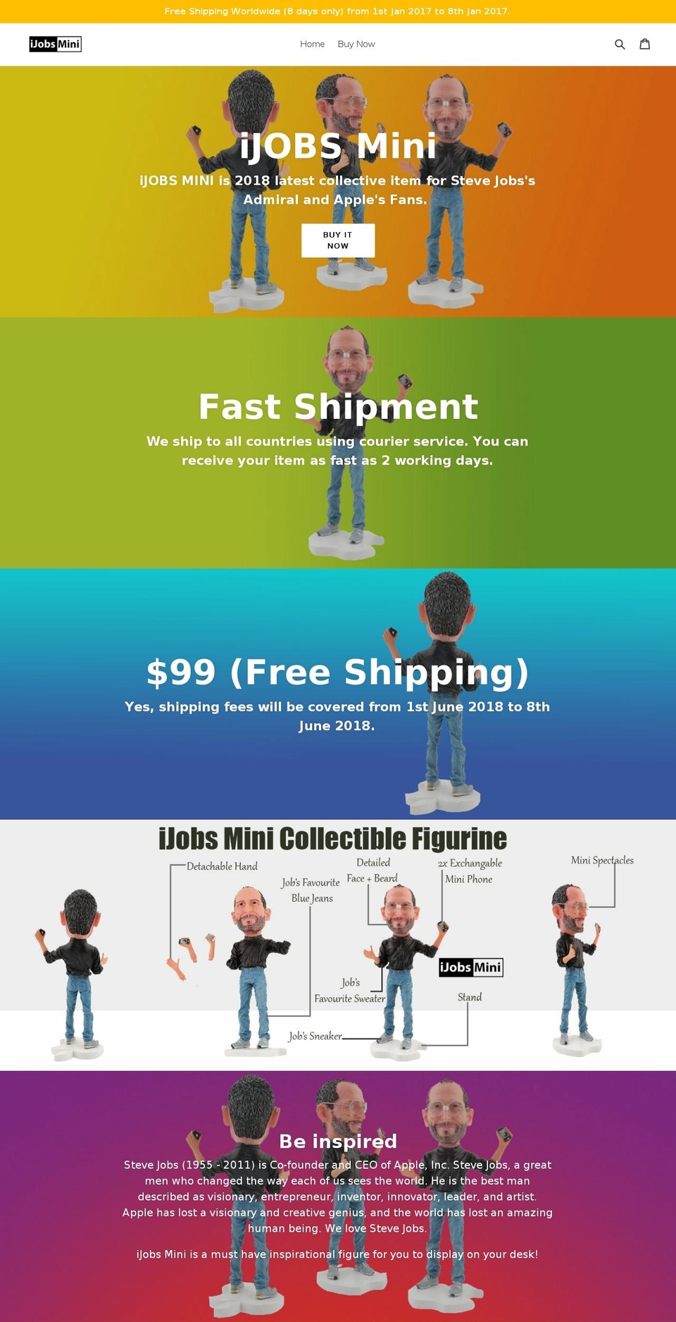ijobsmini.com — Shopify storefront screenshot