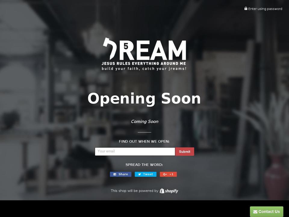 ijream.com shopify website screenshot