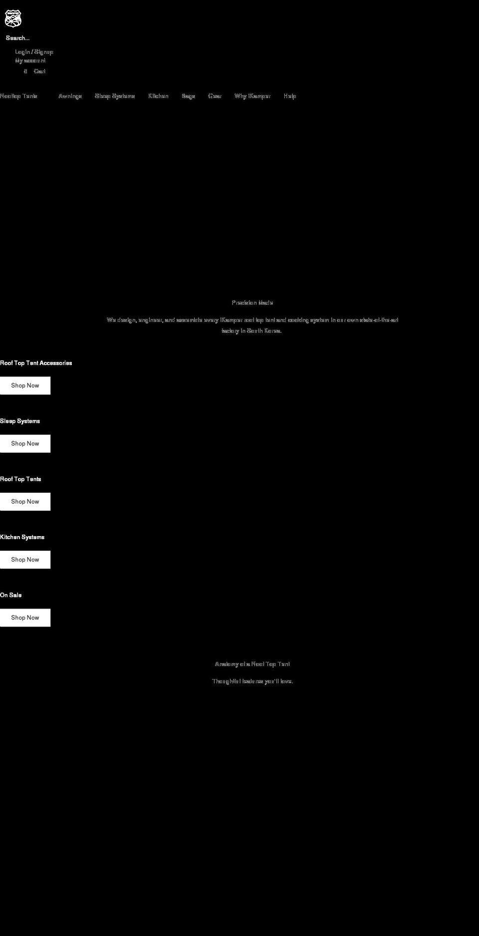 ikamper.ca shopify website screenshot