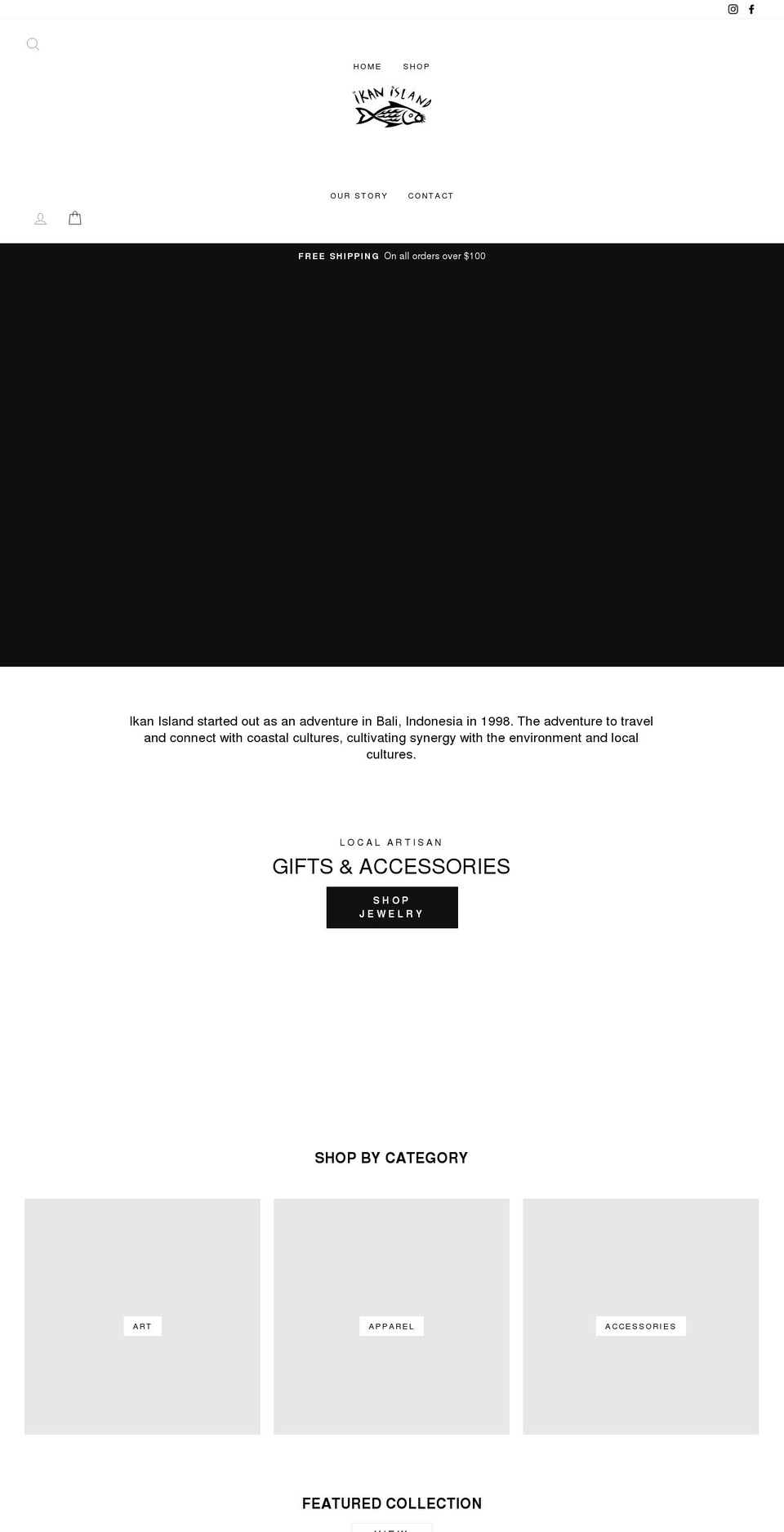 ikanisland.com shopify website screenshot