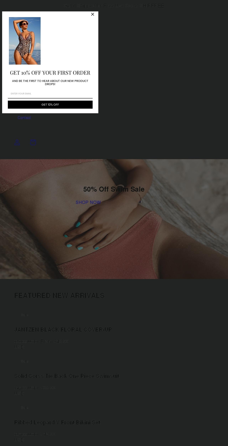 ikarablu.com shopify website screenshot