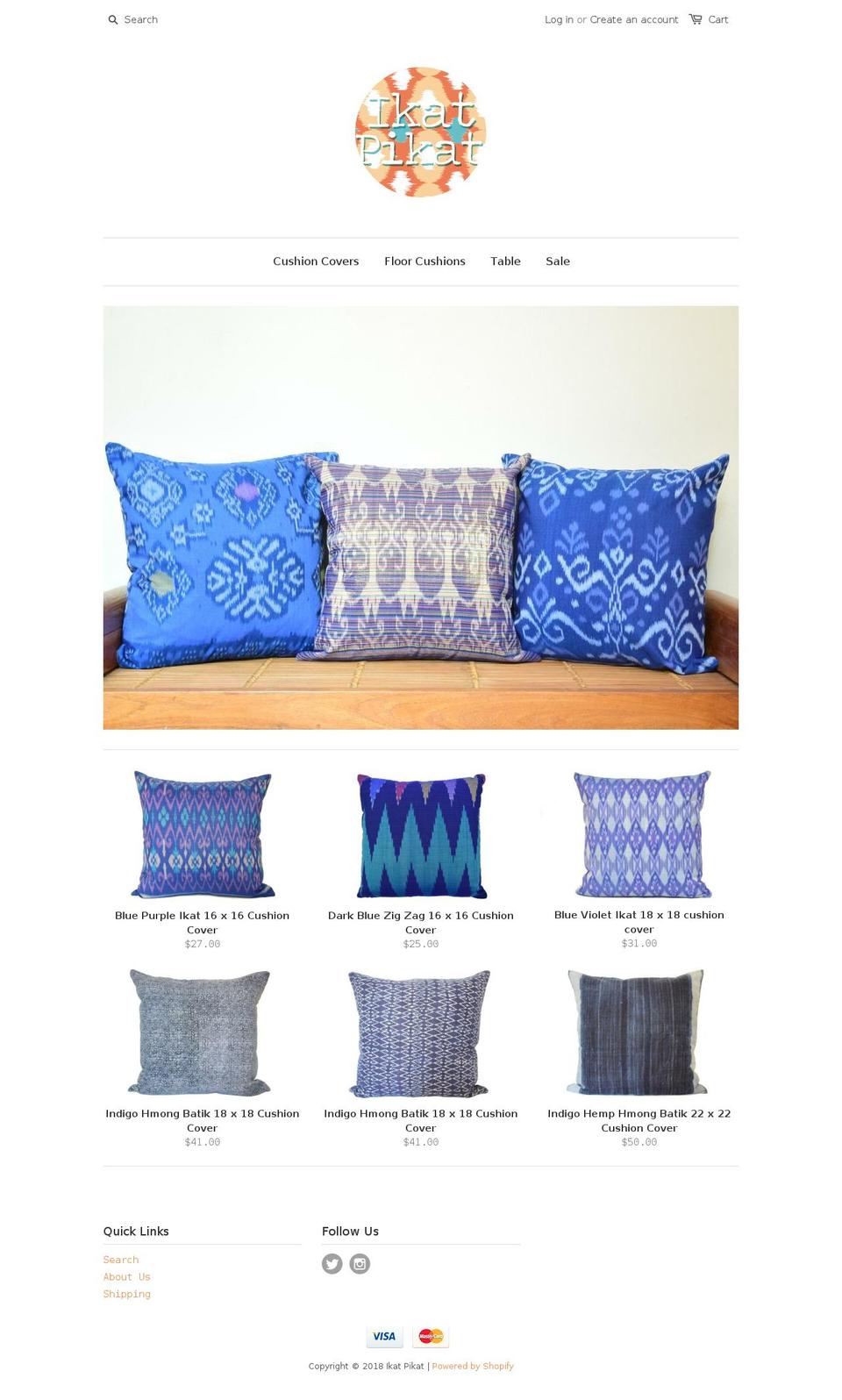 ikatpikat.com — Shopify storefront screenshot