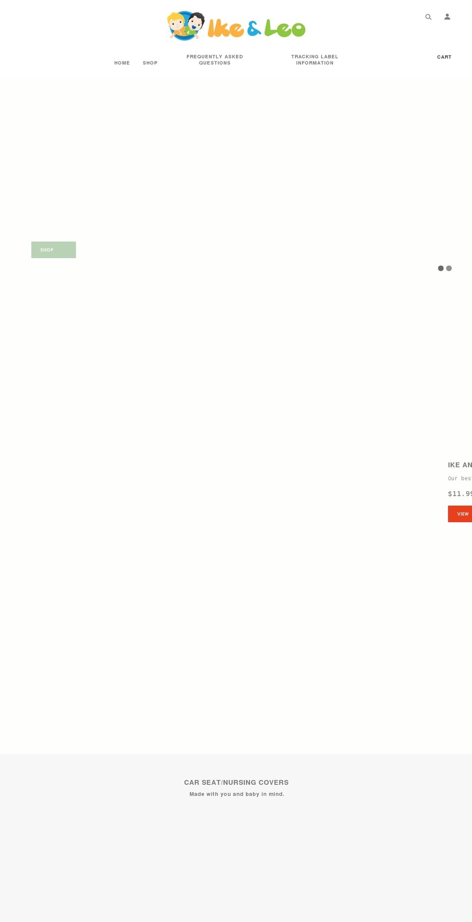 ikeandleo.com shopify website screenshot