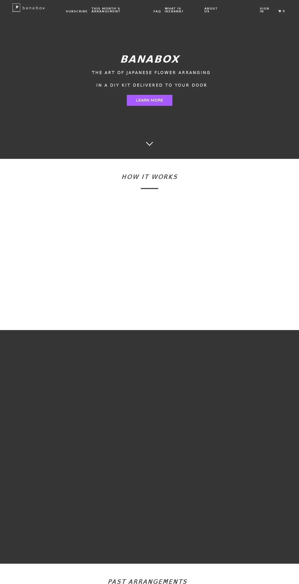 ikebanabox.com — Shopify storefront screenshot