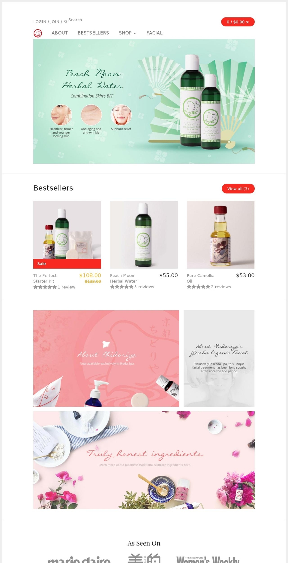 ikedashop.com shopify website screenshot
