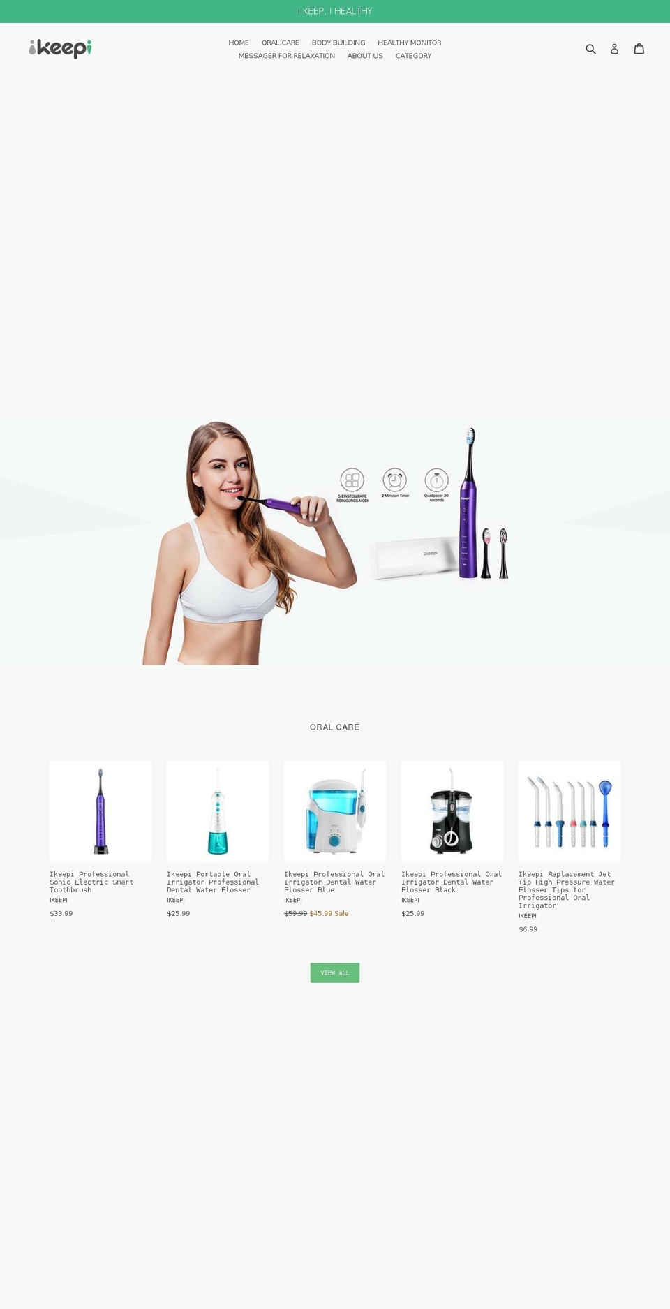 ikeepi.com — Shopify storefront screenshot