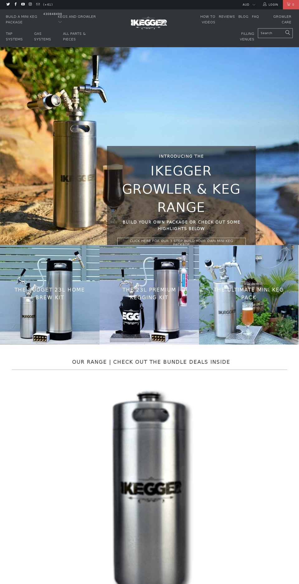 ikegger.com shopify website screenshot