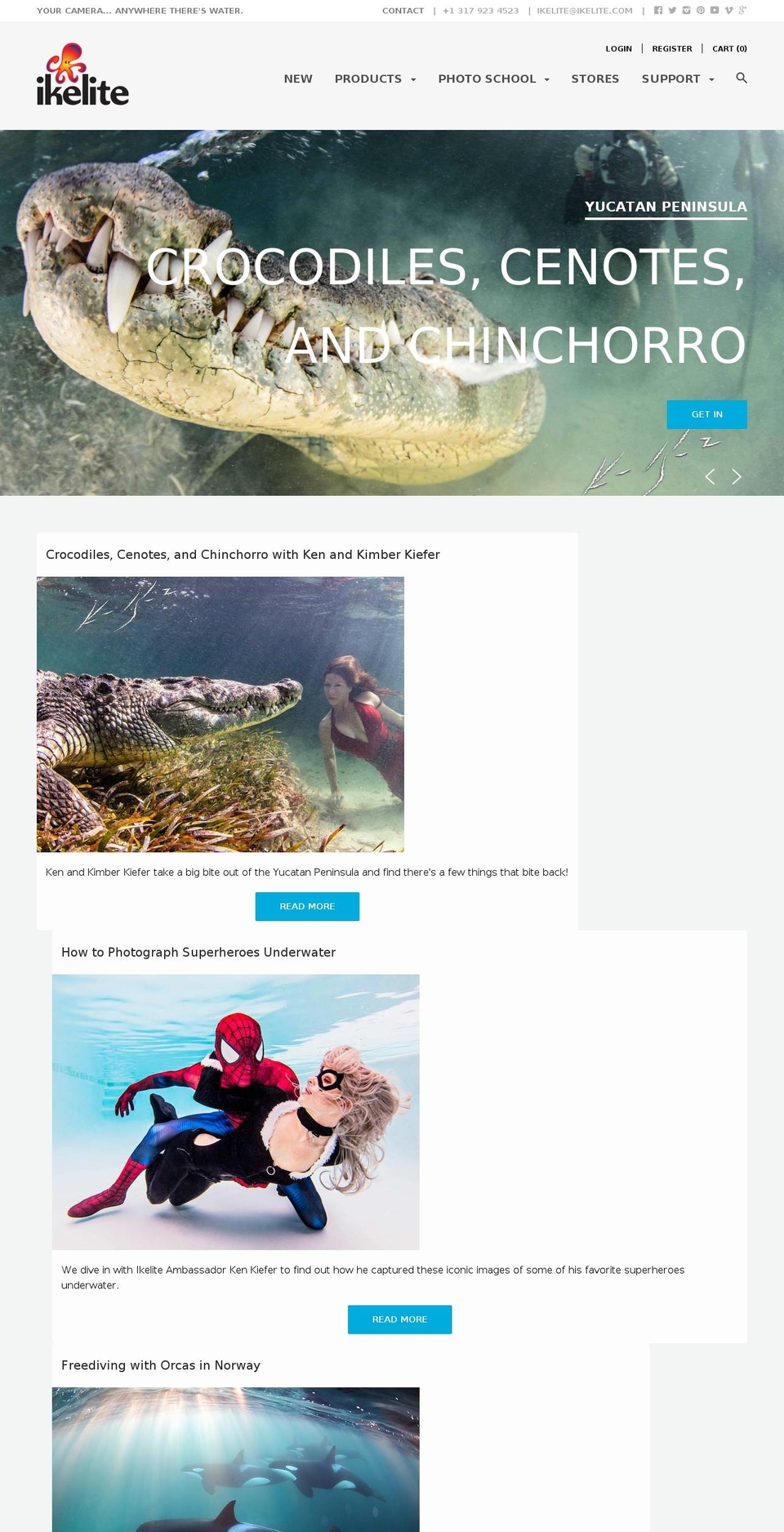 ikelight.com — Shopify storefront screenshot