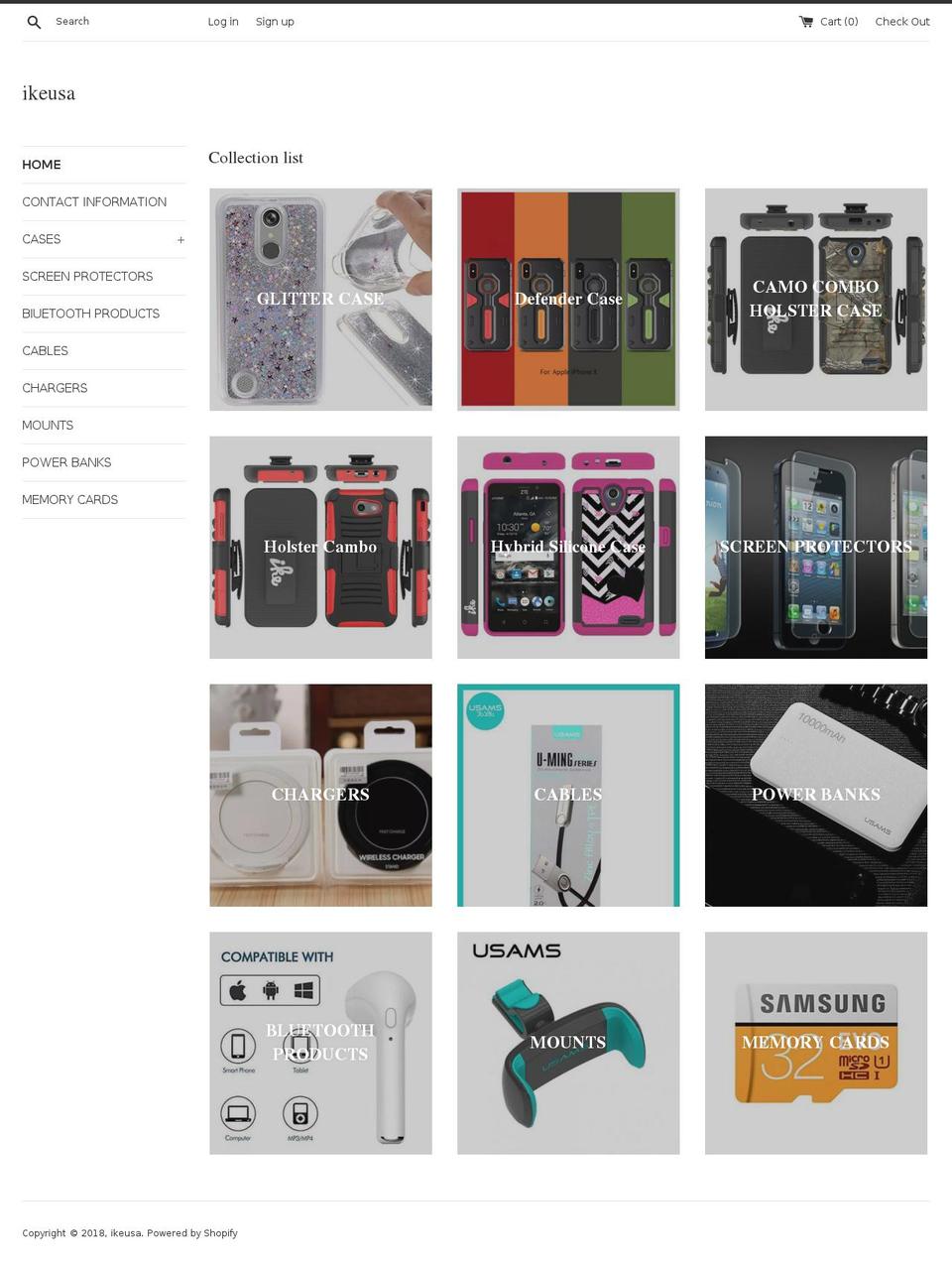 ikeus.com — Shopify storefront screenshot
