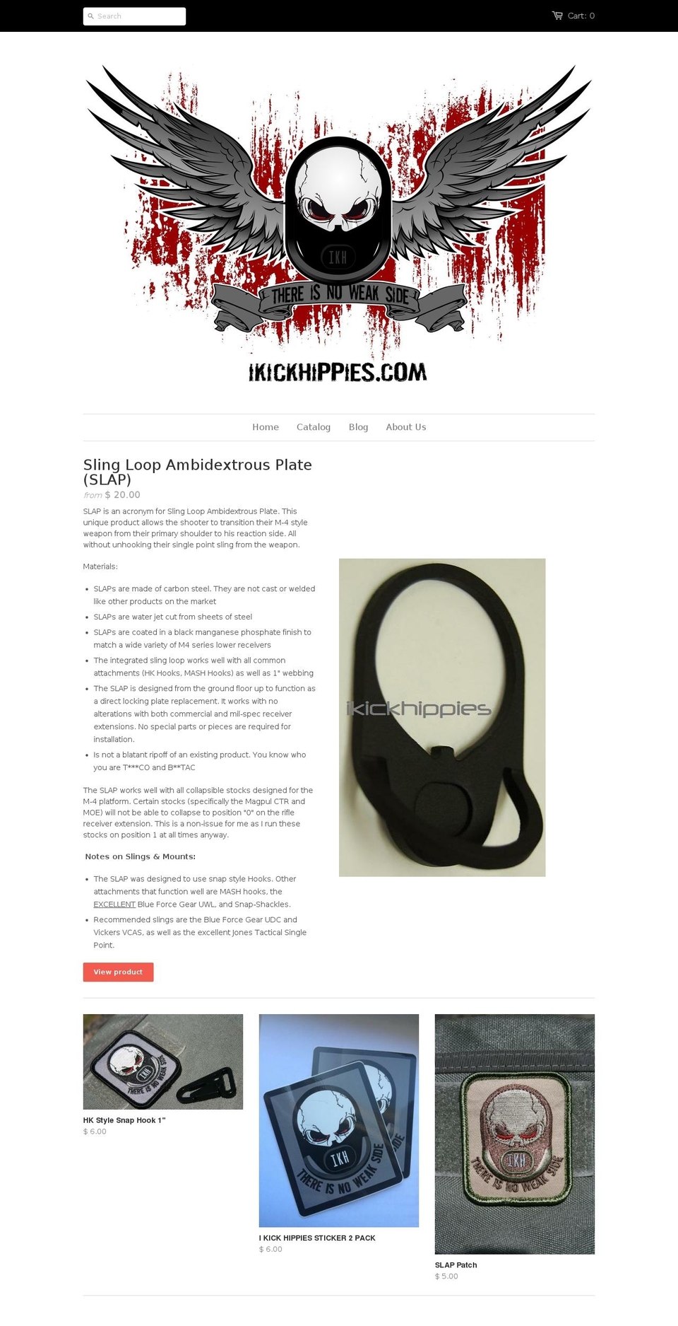 ikickhippies.com shopify website screenshot