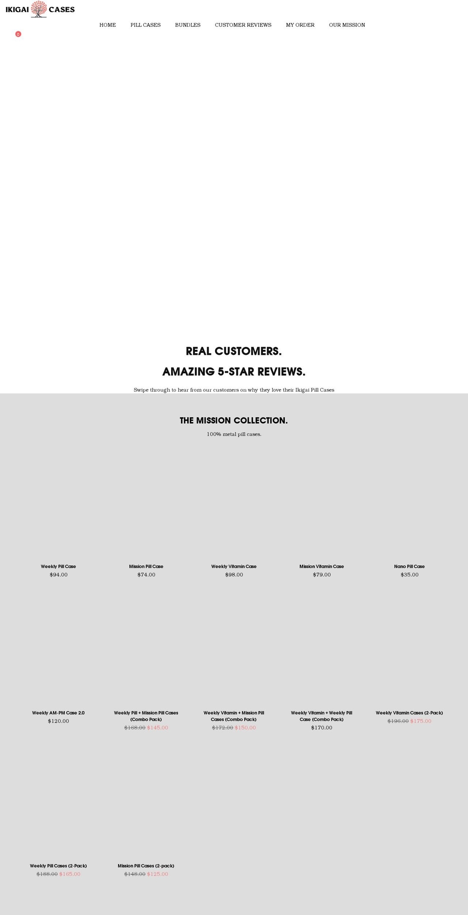 ikigaicases.com shopify website screenshot