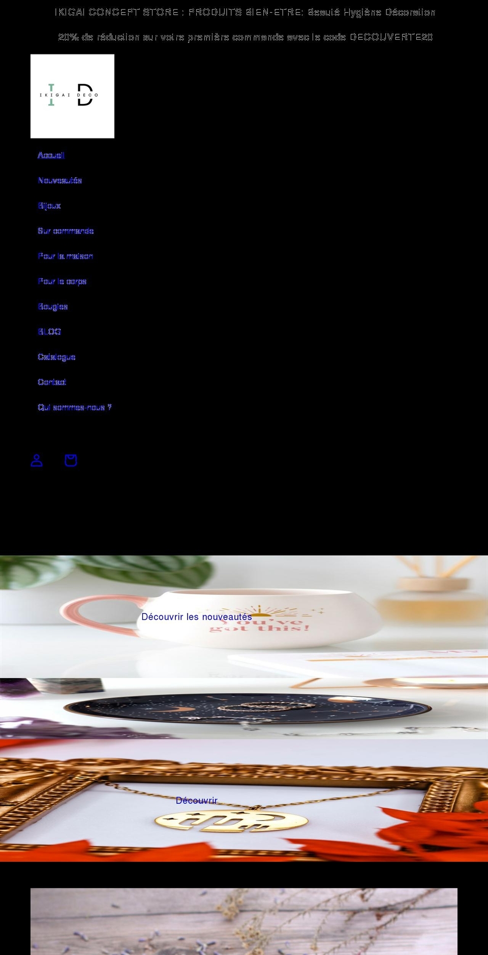 ikigaideco.com shopify website screenshot