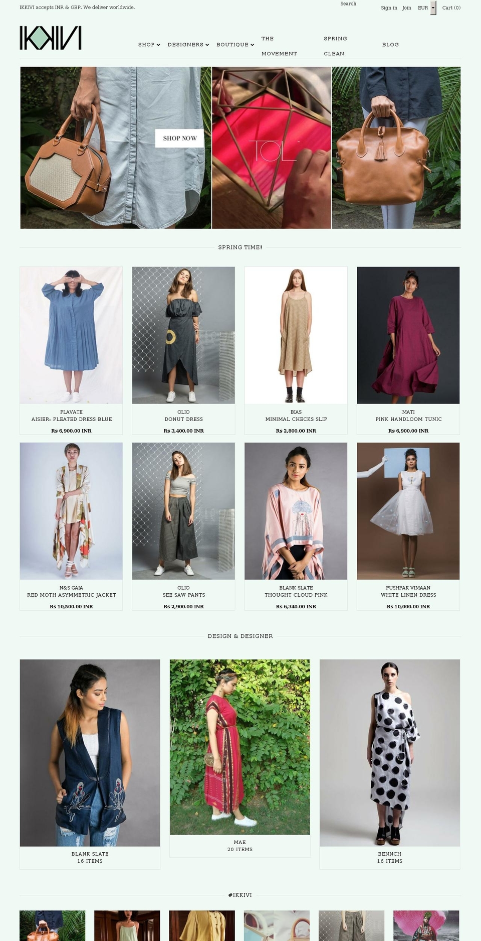 ikkivi.com shopify website screenshot