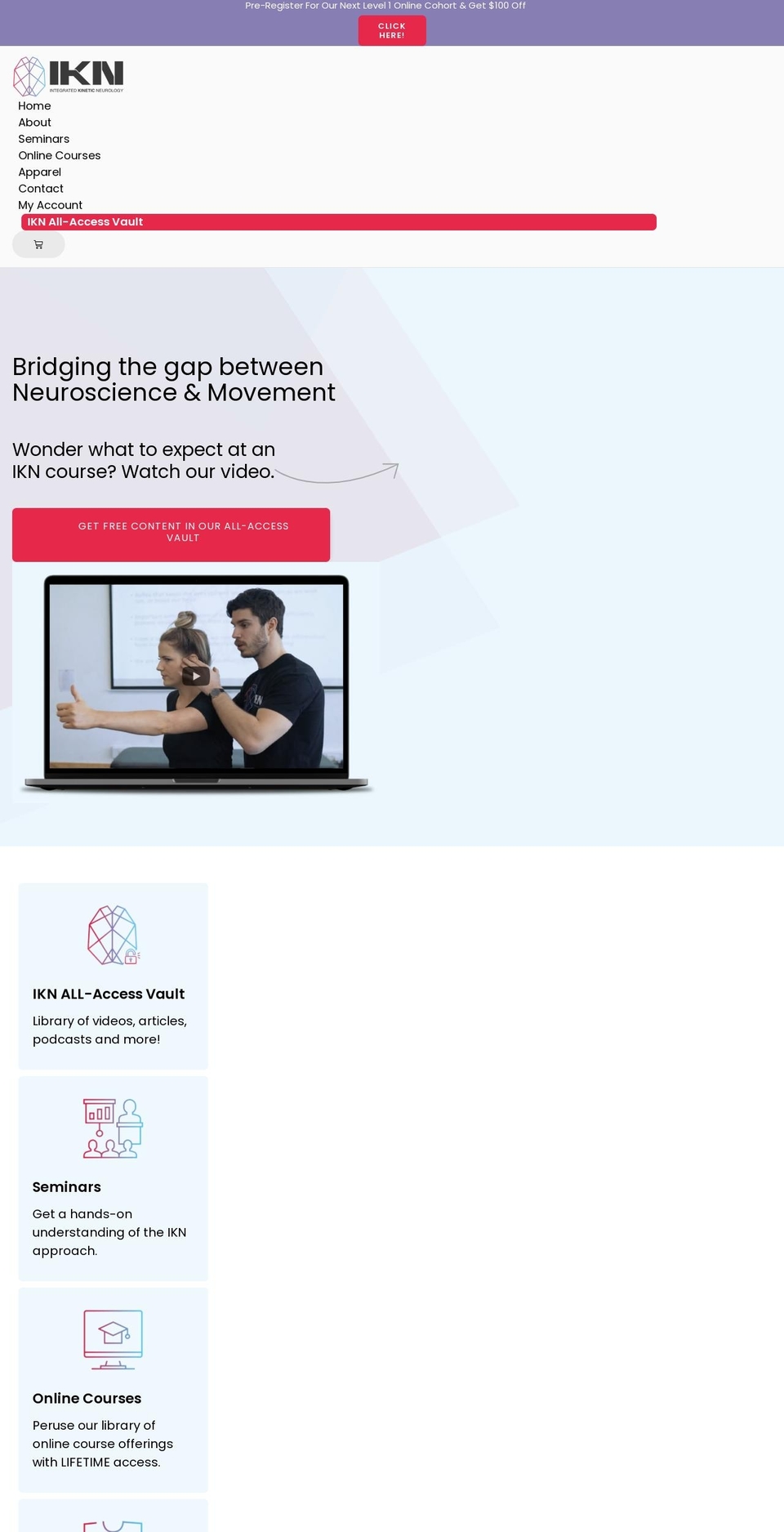 ikneurology.com — Shopify storefront screenshot