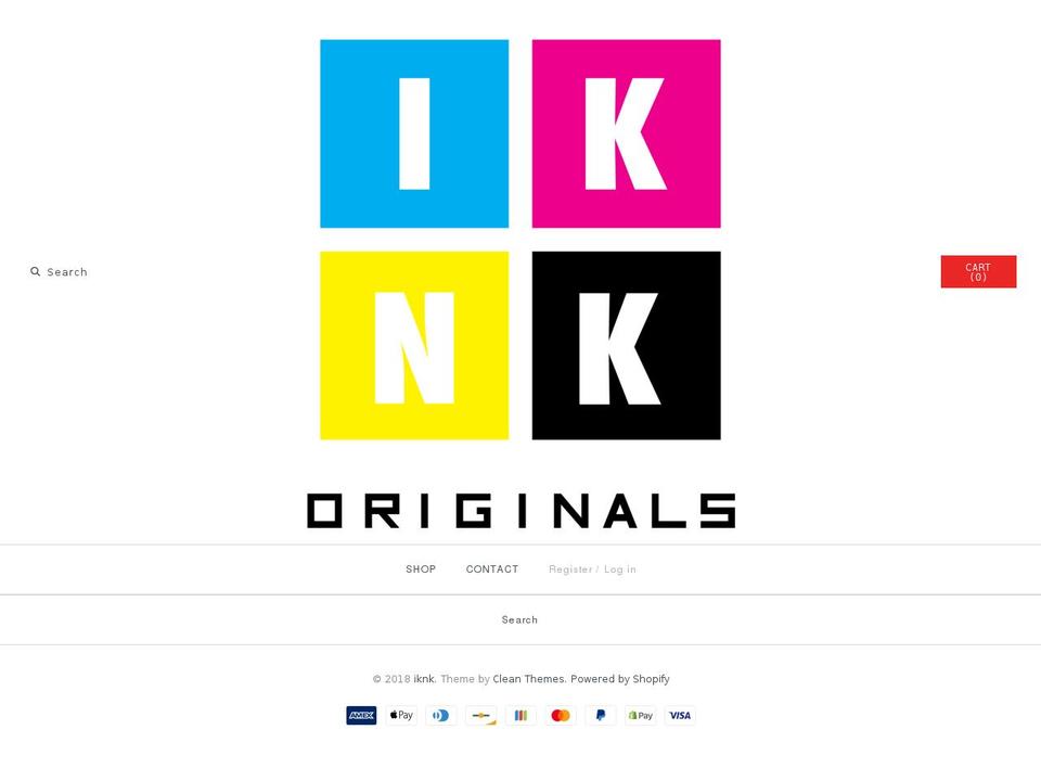 iknksocks.com — Shopify storefront screenshot
