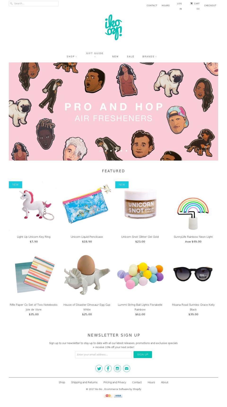 ikoiko.co.nz shopify website screenshot