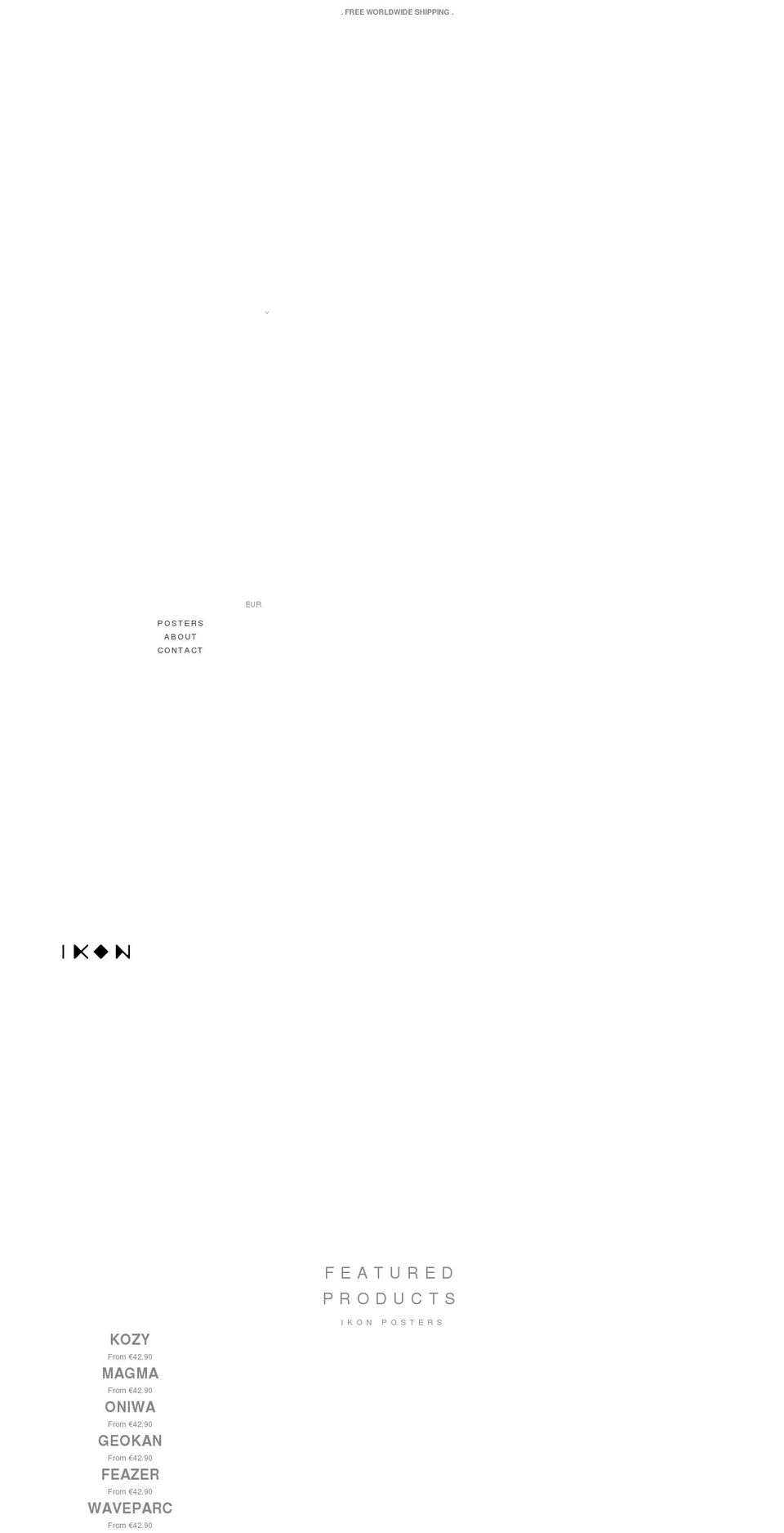 ikondesign.shop shopify website screenshot