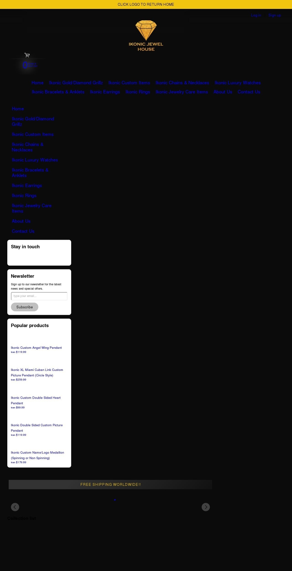 ikonicjewelhouse.com shopify website screenshot