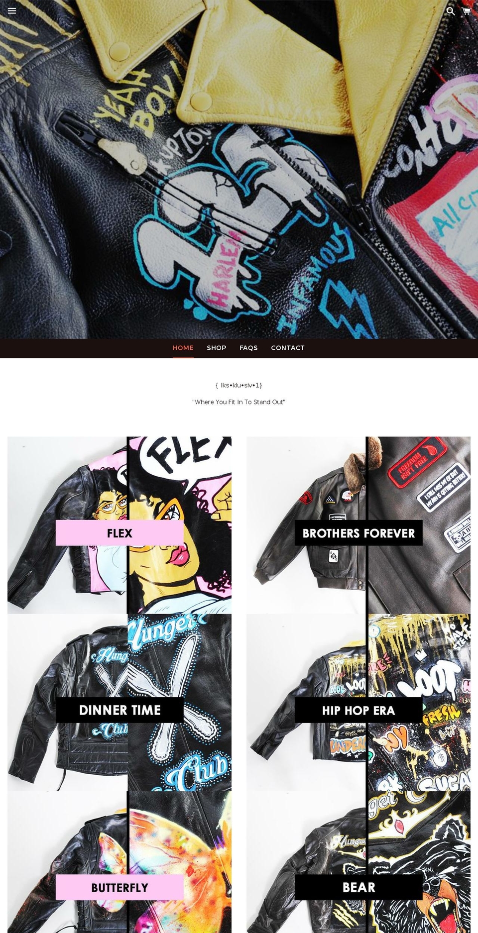 iksklusiv1.com — Shopify storefront screenshot