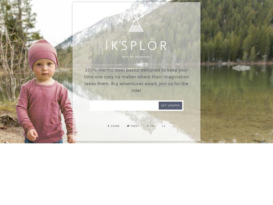 iksplor.com shopify website screenshot