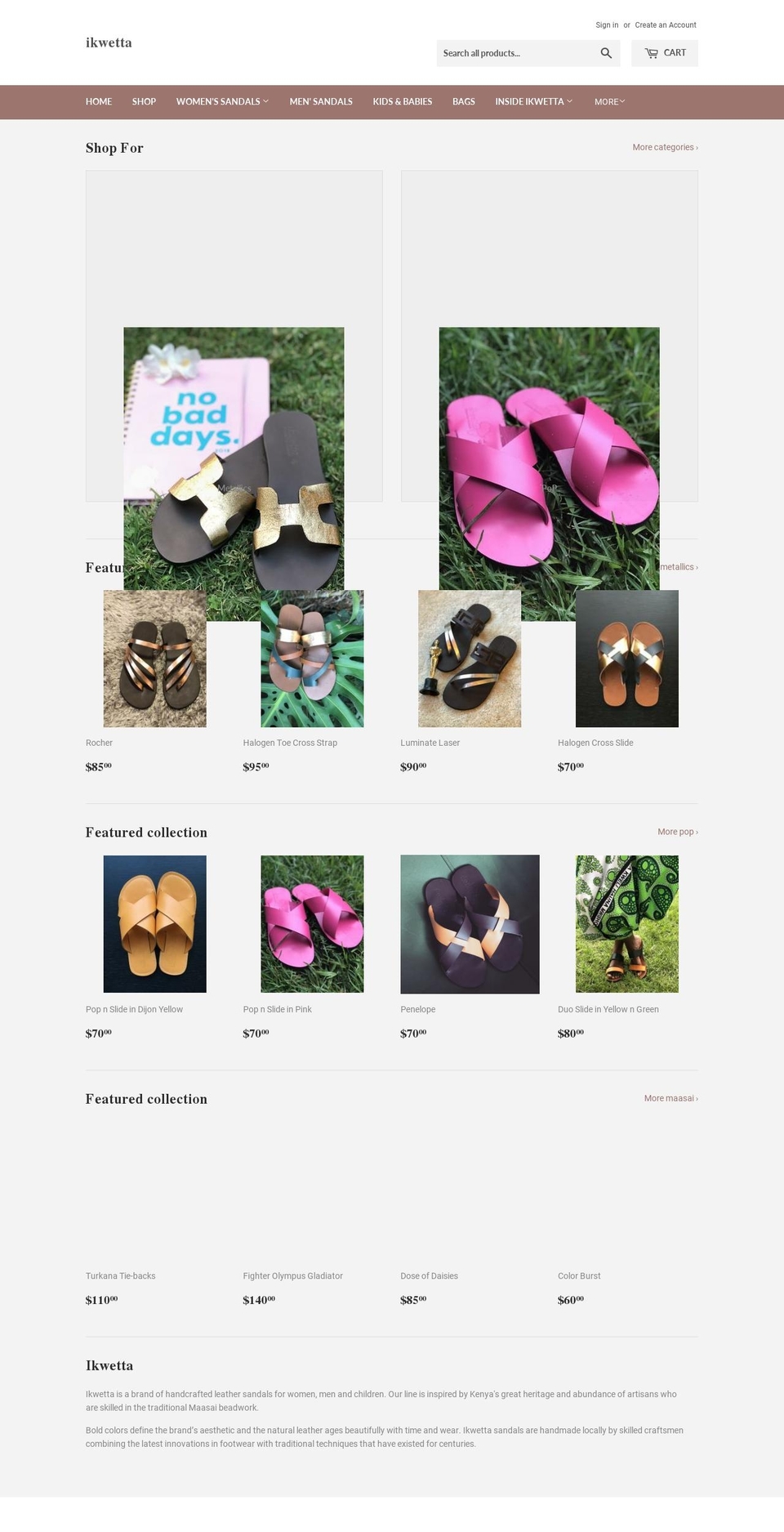 ikwetta.com shopify website screenshot