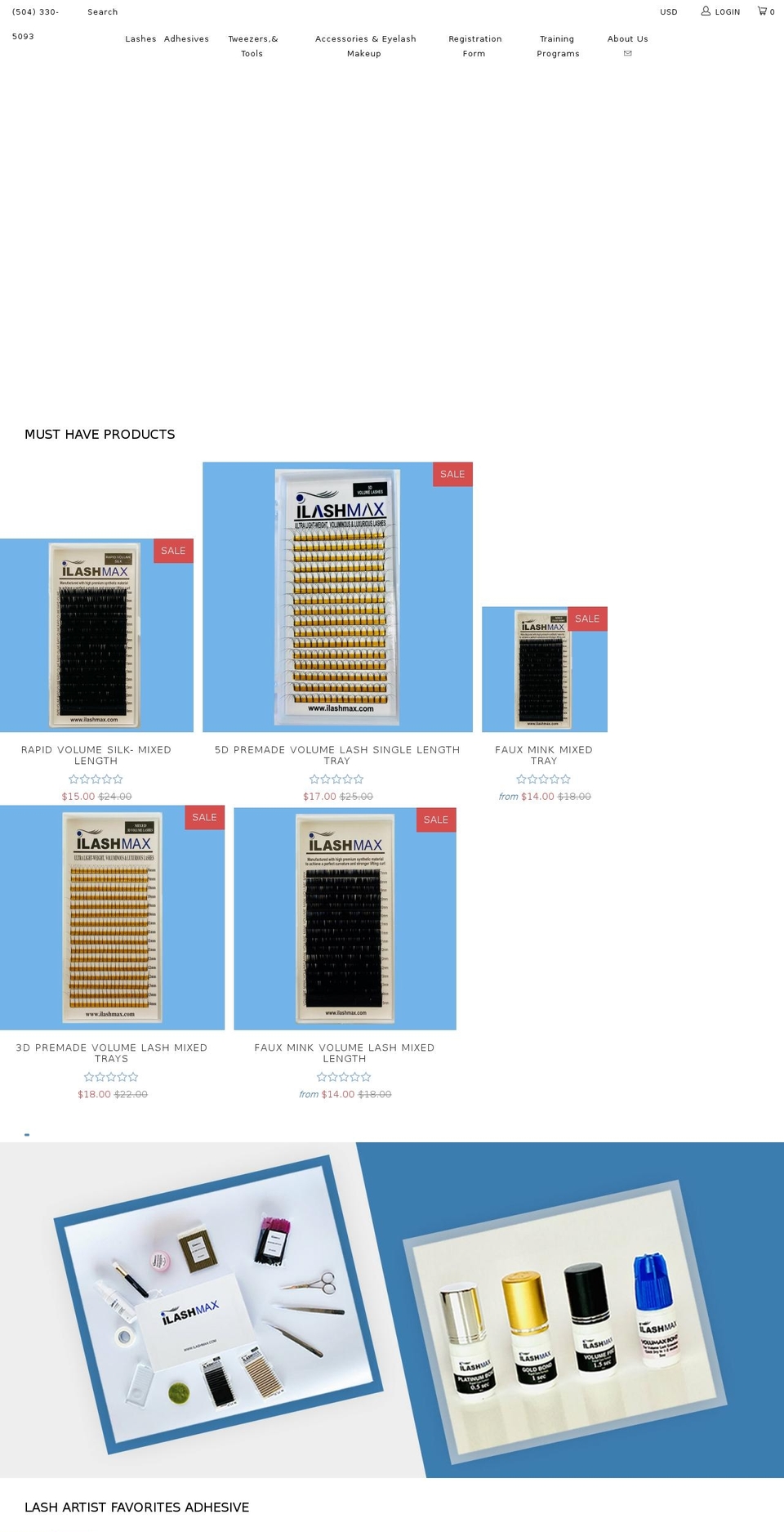 ilashmax.com shopify website screenshot