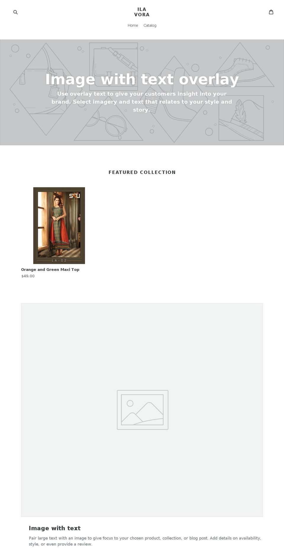 ilavora.com — Shopify storefront screenshot