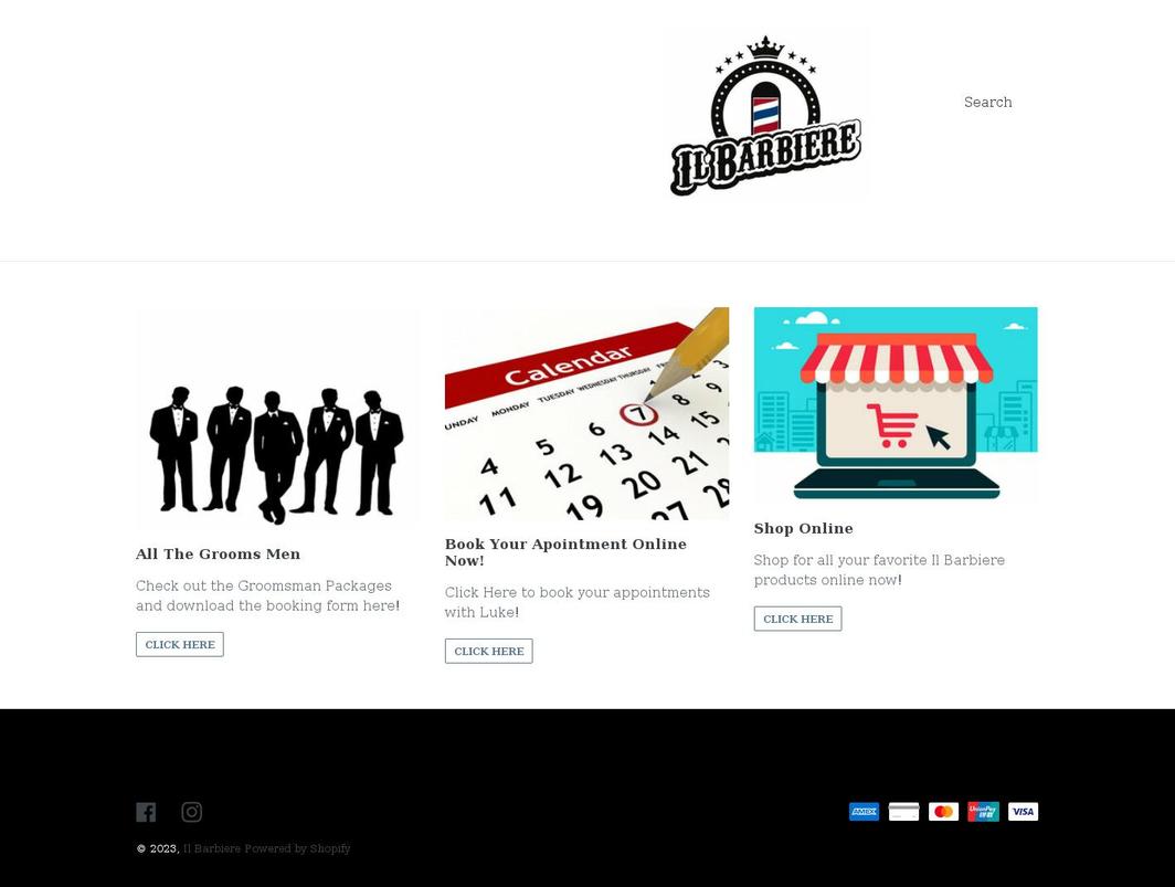 ilbarbiere.com.au shopify website screenshot