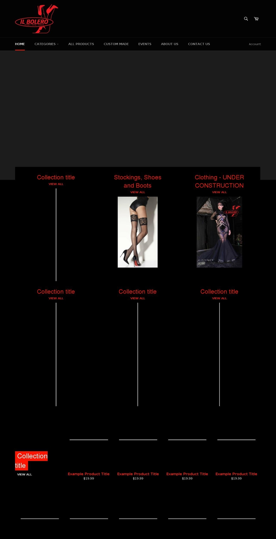 ilbolero.com shopify website screenshot