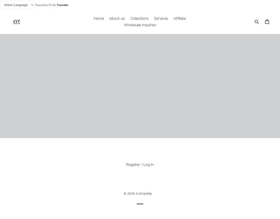 ildropship.com — Shopify storefront screenshot